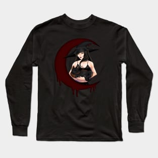 Witch and Cat Long Sleeve T-Shirt